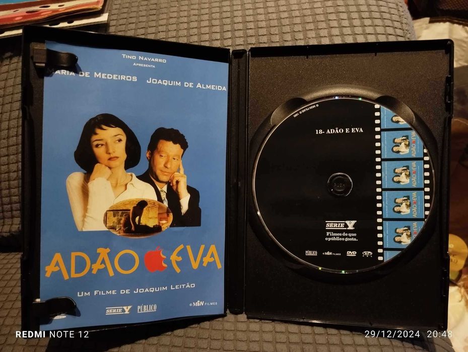 DVD - Adão e Eva - Maria de Medeiros/ Joaquim de Almeida
