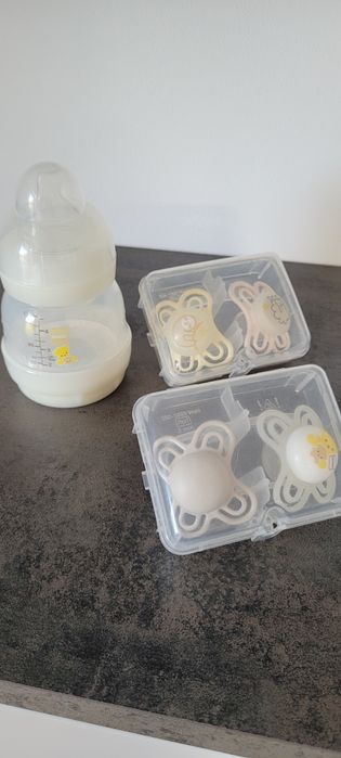 Butelka Mam 130ml i 4 smoczki Mam Perfect Start 0+