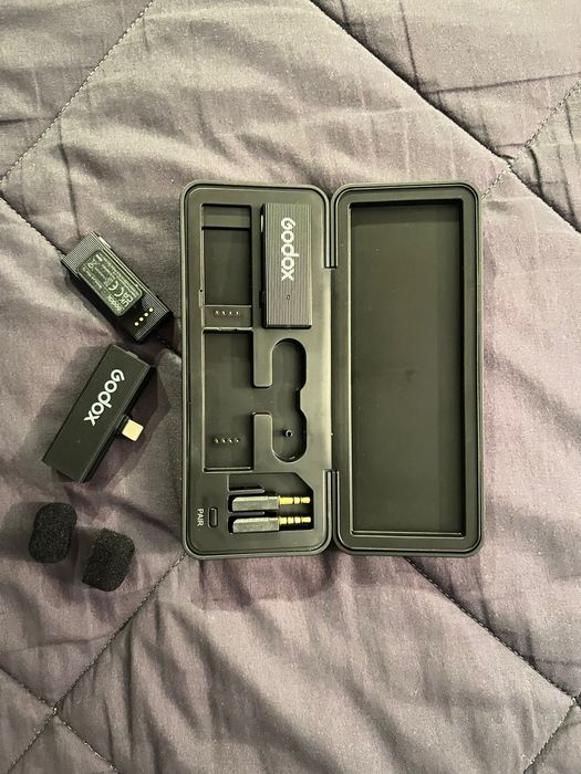 Godox MoveLink Mini UC – Microfone sem fios duplo (USB-C) – Como novo