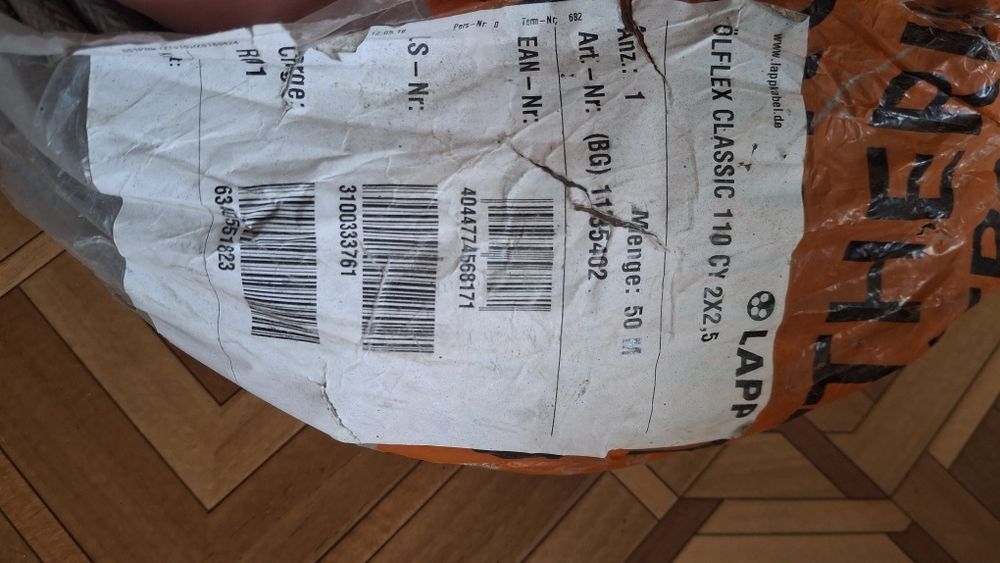 Кабель Lapp Olflex Classic 110 CY 2х2,5