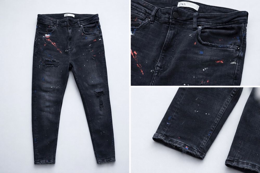 ZARA Man  32/32– elastyczne jeansy slim/carrot jak nowe