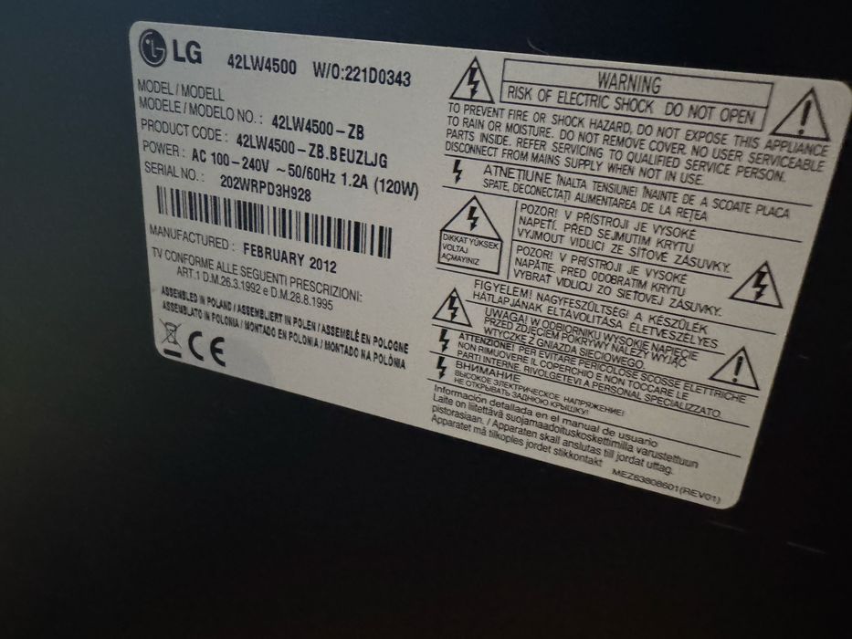 Telewizor LG 42 cale
