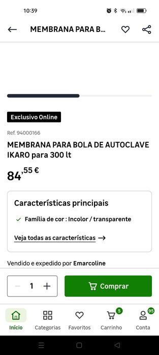 Balão autoclave 1 ano
