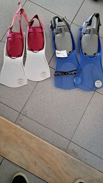 Barbatanas pés de pato