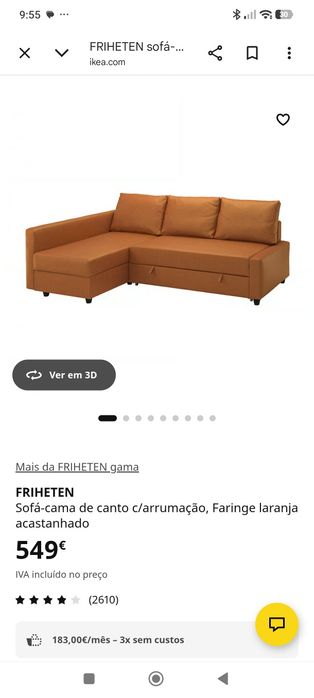 Chaise long / sofa Ikea