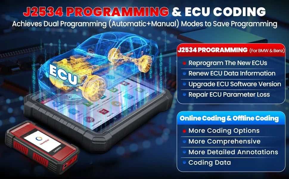 Launch X431 PRO3S+ ELITE Maquina Diagnóstico OBD Profissional (NOVO)