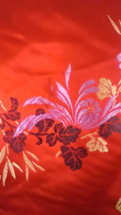 Kurtka damska orientalna / satynowa, Peony Brand Shanghai, China, M