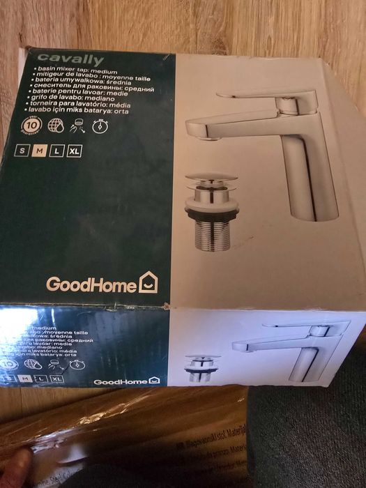 Kran umywalkowy łazienka rozmiar M