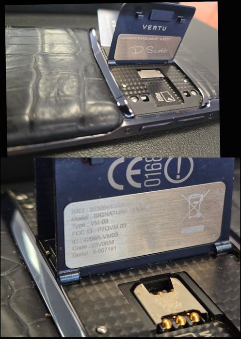 Vertu signature touch alligator black 100% оригинал