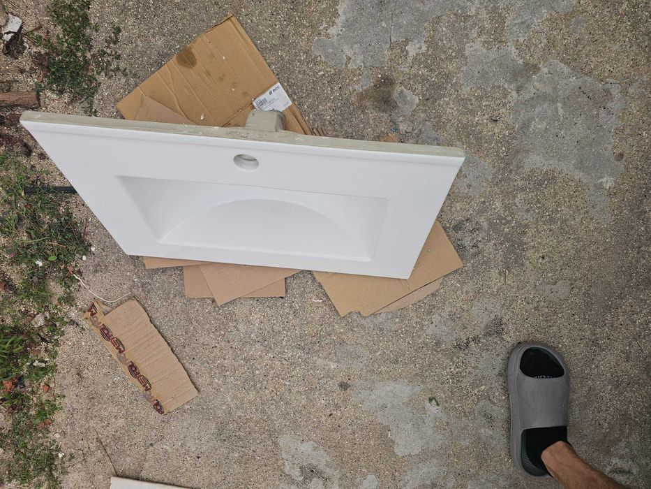Lavatório de Cerâmica Retangular (65x47 cm) - Usado