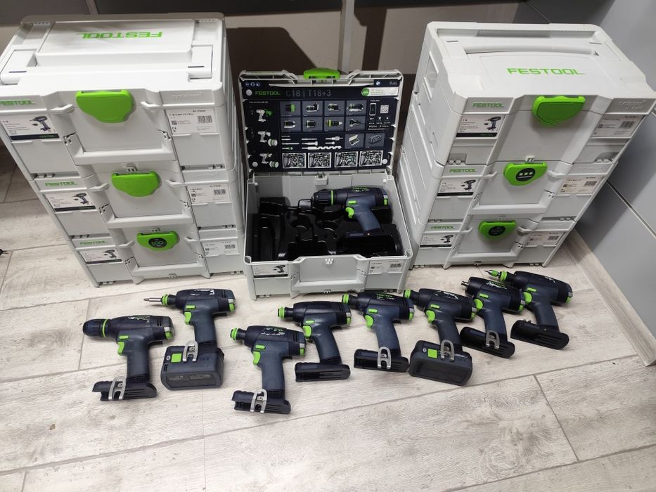 Festool T18+3 безщітковий акумуляторний шуруповерт Фестул оригінал
