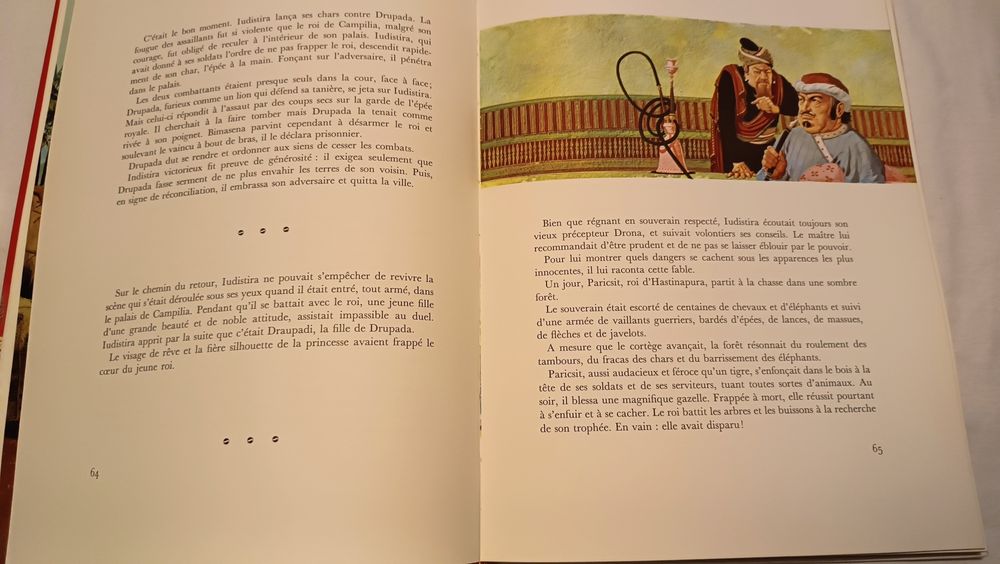 Livro em Francês " Contes Indiens". Antigo. Ano 1961