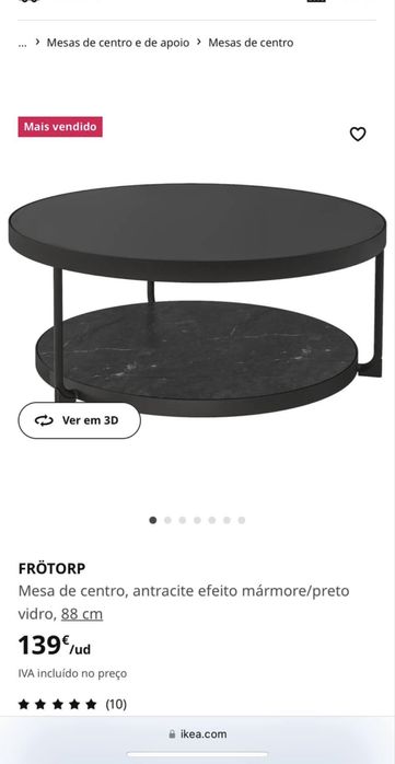 Mesa de centro ikea