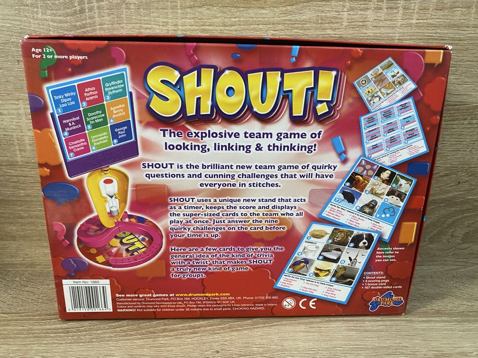Gra planszowa shout