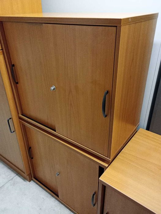 Komoda drzwi przesuwne 80x72cm komody szafy szafki biurowe