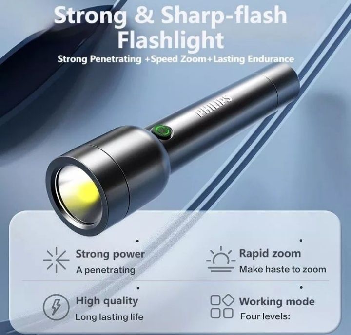 Latarka Philips aku smycz powerbank 300 lumen