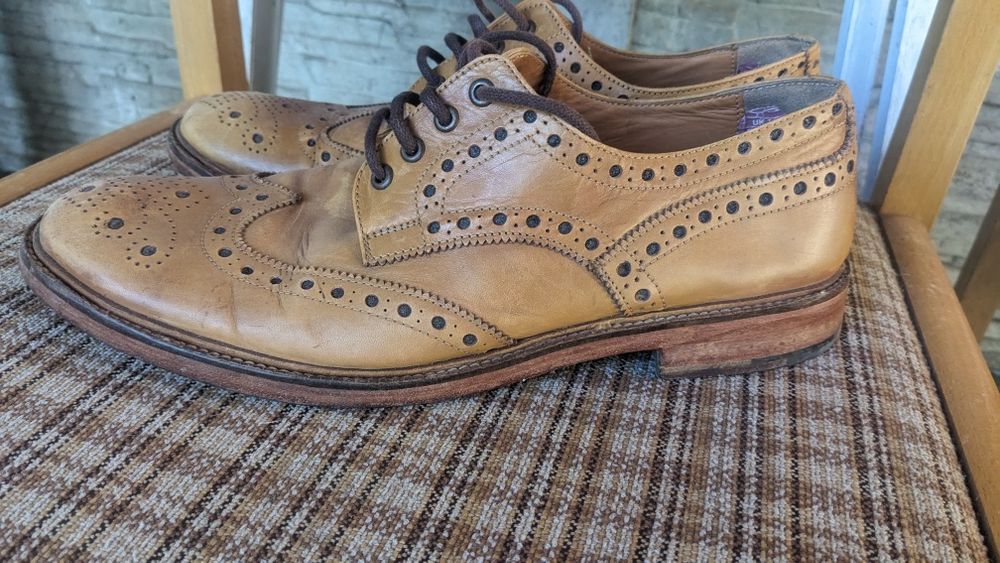 Туфли мужские, брогги 46р 30.5см