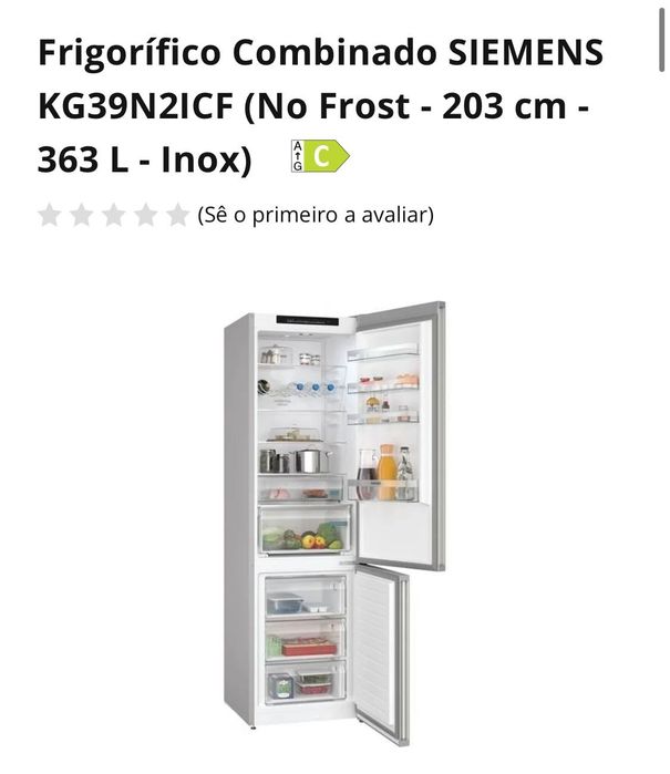 Frigorífico NOVO da SIEMENS