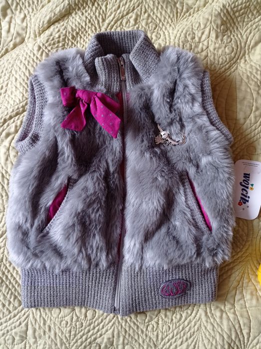 Kamizelka bezrekawnik szary, nowy wójcik