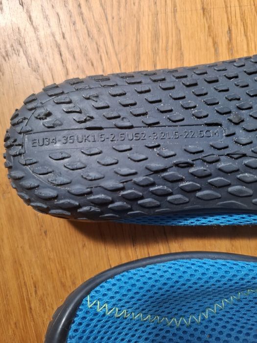 Buty do wody, 3 pary, rozmiary 34/35, 35/36, 36/37