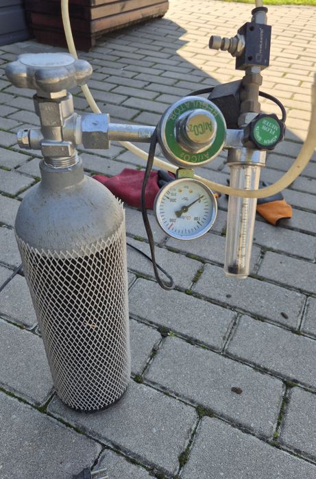 Butla co2 do akwarium komplet