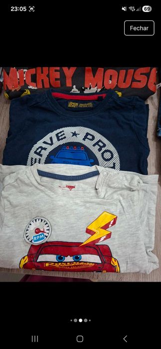 Lote roupa tam.3anos