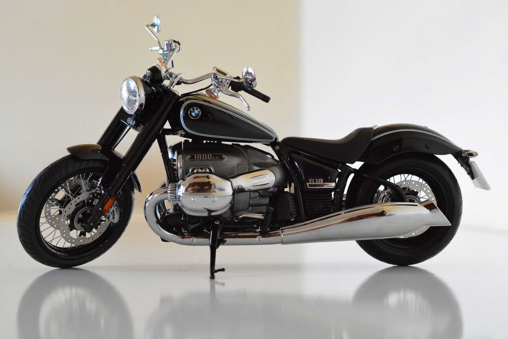 1/10 BMW ORIGINAL Motocicleta Miniatura (Novo) - Ed. Especial