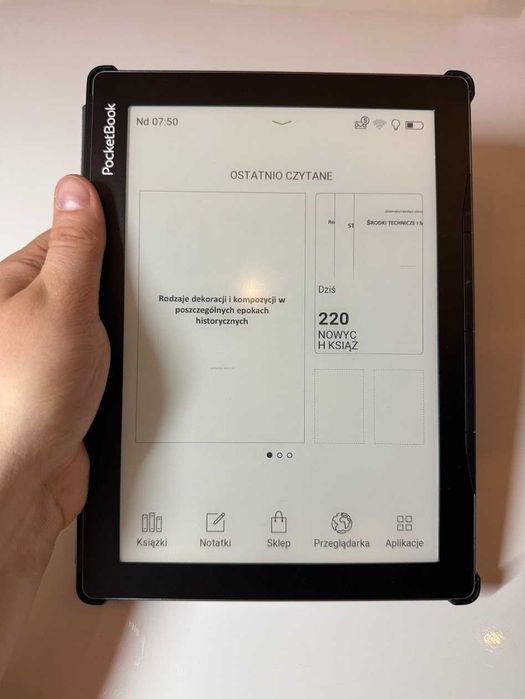 Czytnik e-booków PocketBook InkPad Lite 9,7" idealny na studia