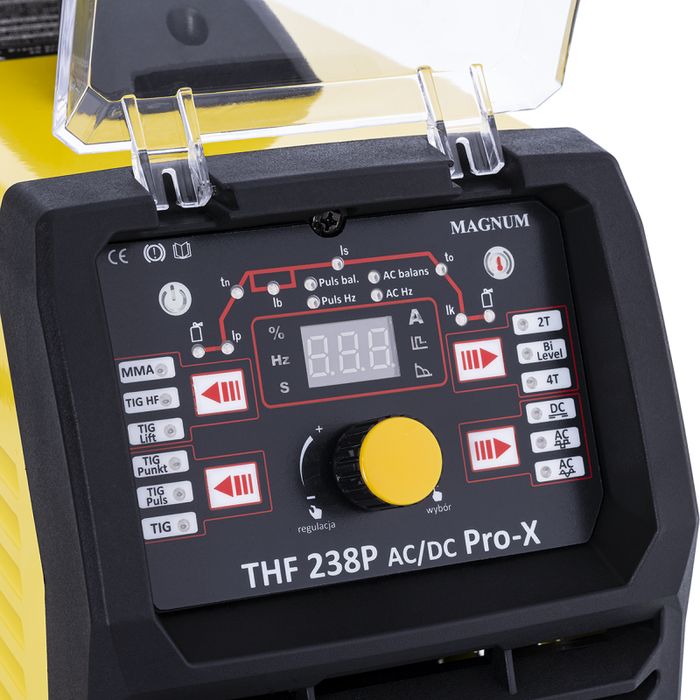 Spawarka TIG AC/DC MAGNUM THF 238 PRO-X Aluminium Stal Inox 200A