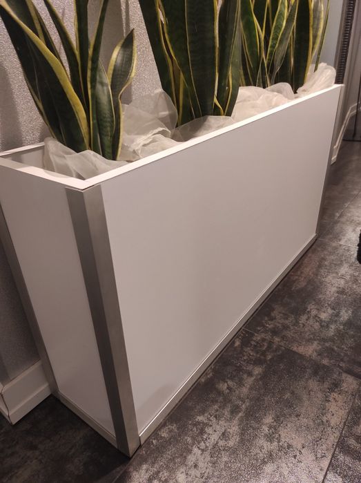 Obniżka ceny - Biała duża donica