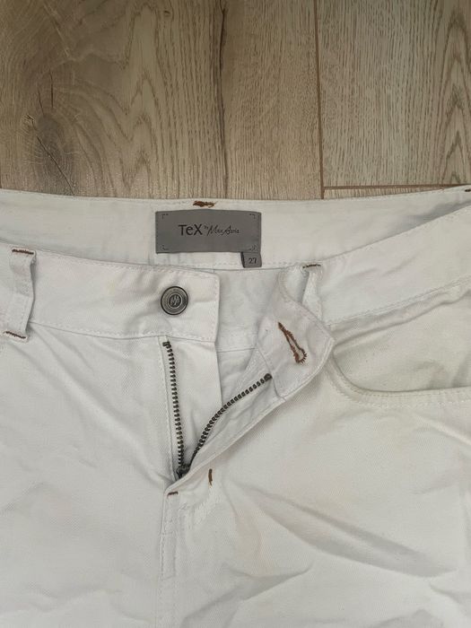 Белые jeans flared, bootcut