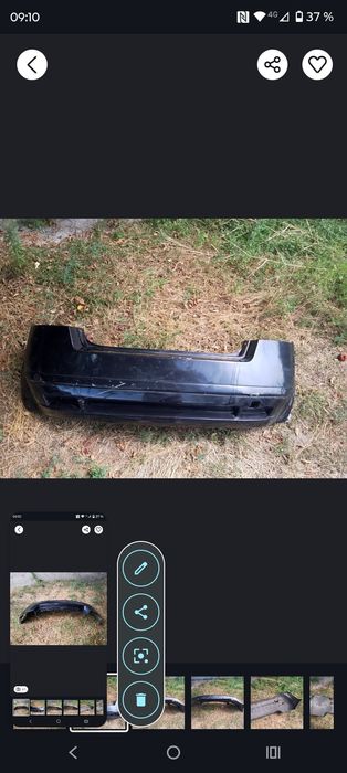 Задний бампер Фиат стило stilo абарт