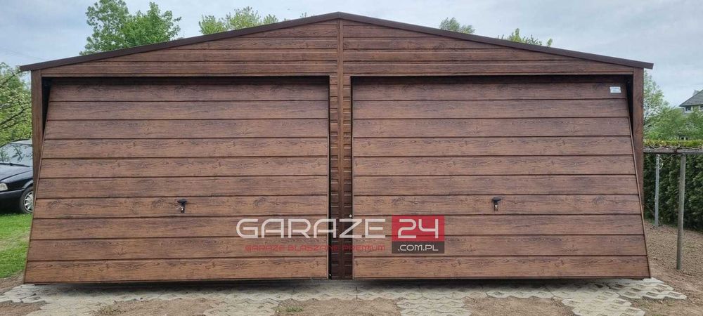 Garaż PREMIUM  6x5,80m*profil OCYNKOWANY*  całe MAZOWIECKIE *montaż GRATIS*