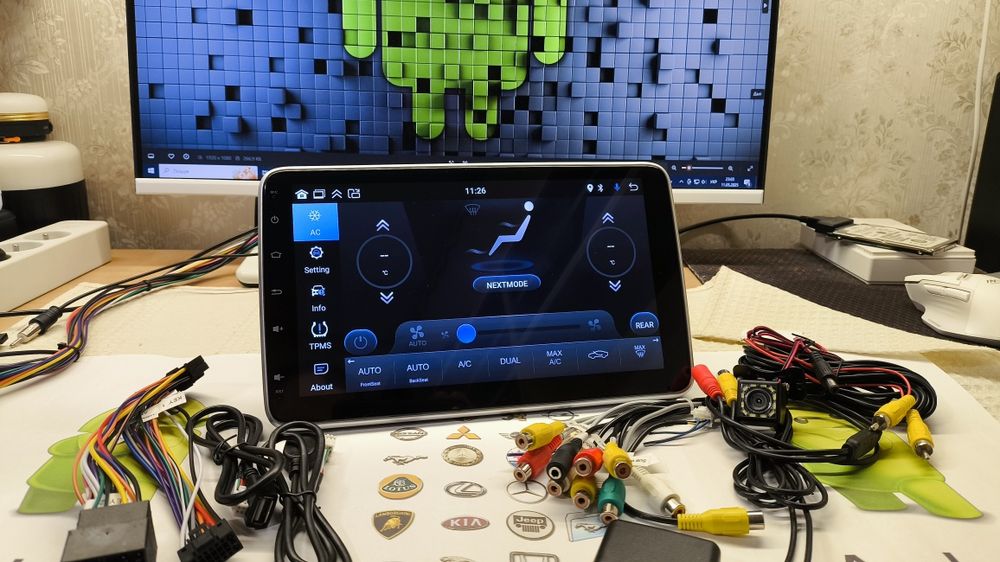 ‼️+Камера‼️Магнітола 1 Din планшетного типу HIZPO 2/32gb Android 10.1