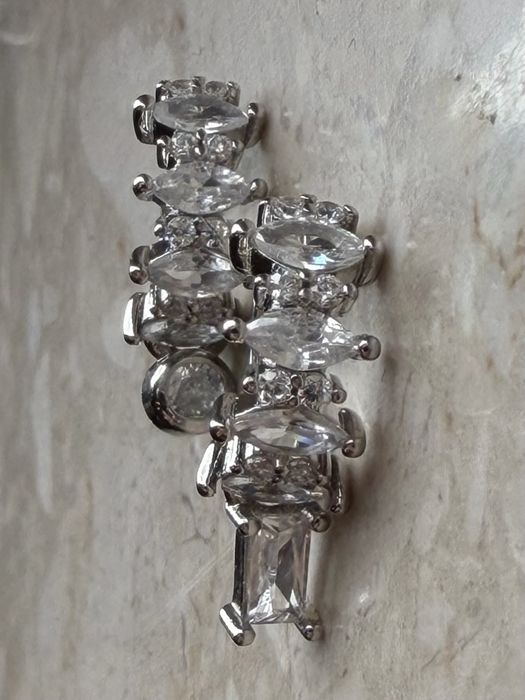 Srebro 925 eleganckie kolczyki 10 mm