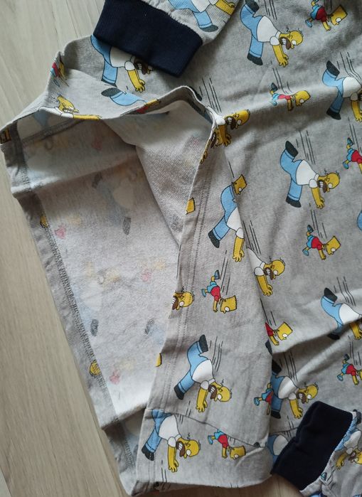 Simpsons Simpsonowie Bart i Homer koszula z długim rękawem  158-164cm