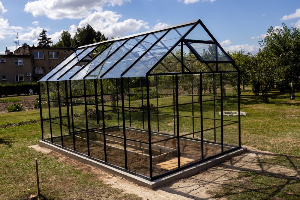 Szklarnia szklana spawana 10m2