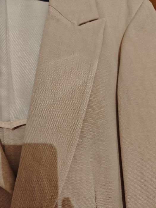 Lote 2 Blazers de Linho Premium (Massimo Dutti + Caroll) – Tam. S (Pouco Uso)