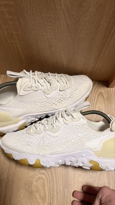 Кросівки Nike React Vision dmx White Light Smoke Grey 43р