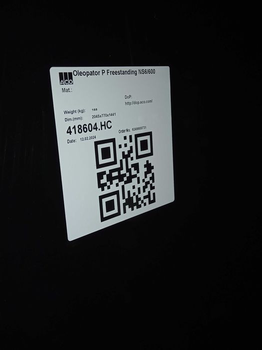 Separador de Hidrocarbonetos ACO e Sistema Óptico de Alerta