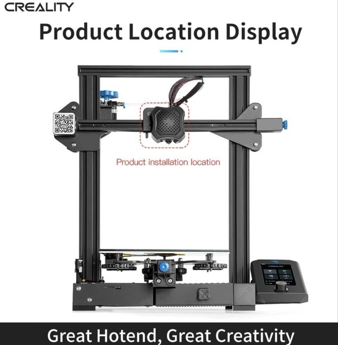 Creality Ender 3 V2 Kompletny zestaw Hotend