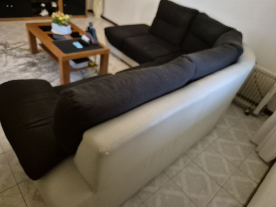 Sofa de canto com apoio