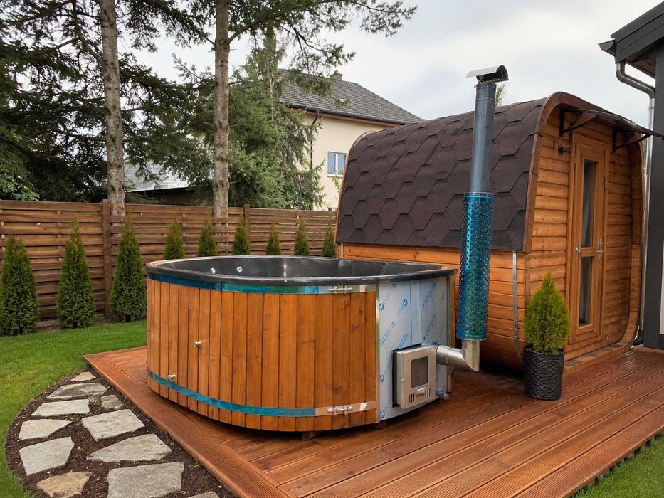 Balia ogrodowa AQUALOFT  220x220 | Bania | Gorąca beczka | OD RĘKI | Jacuzzi | Hot Tub