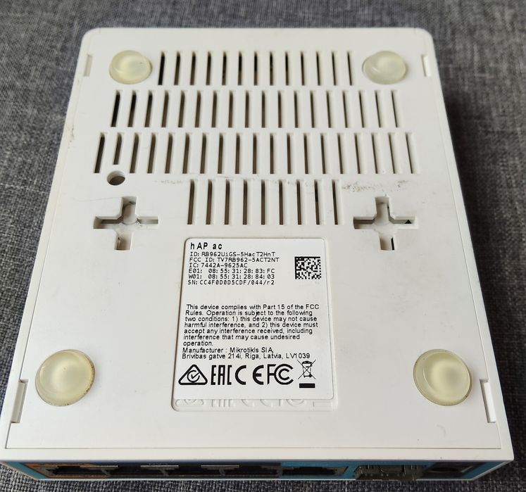 Маршрутизатор MikroTik hAP ac