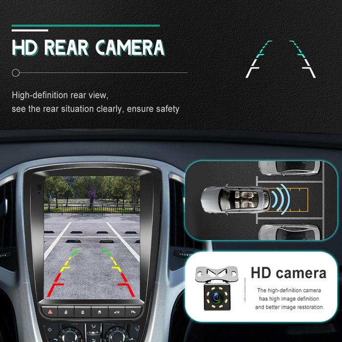 Rádio Vertical 9,7 Android Opel Astra 2009-15 GPS Carplay Wi-Fi 2/32GB