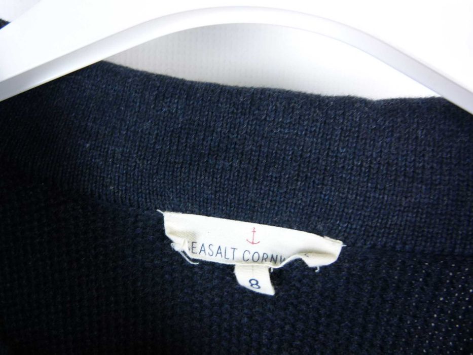 Seasalt Cornwall granatowy sweter z golfem bawełna 8 / 36