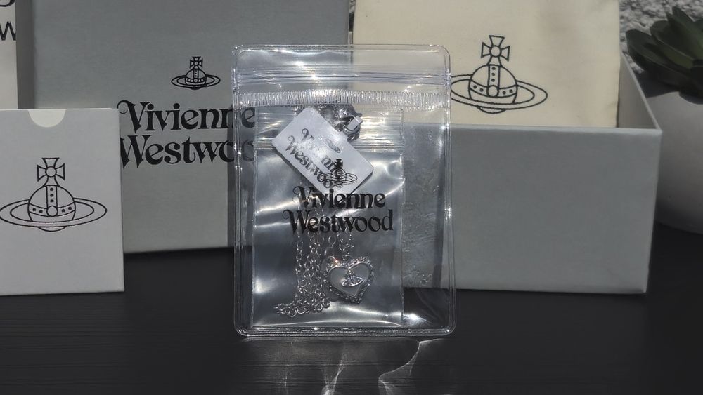 Прикраса Vivienne Westwood кулон серце. Срібний, золотий