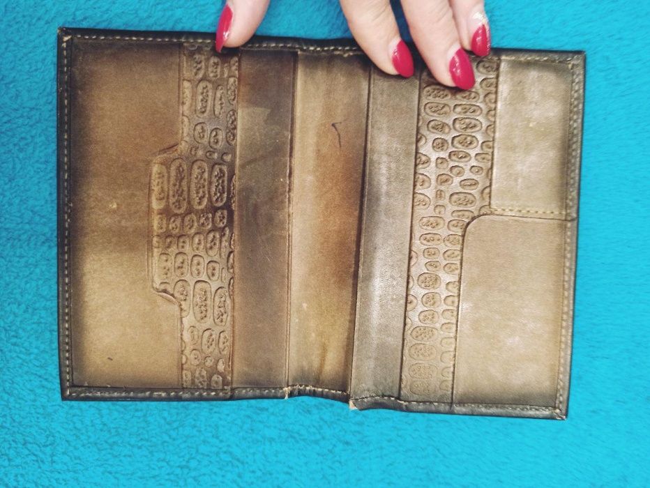 Обкладинки для документів вінтажні радянські шкіряні