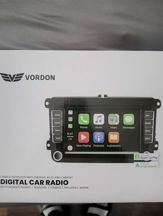 Radio car Play volkswagen passat b6 skoda seat