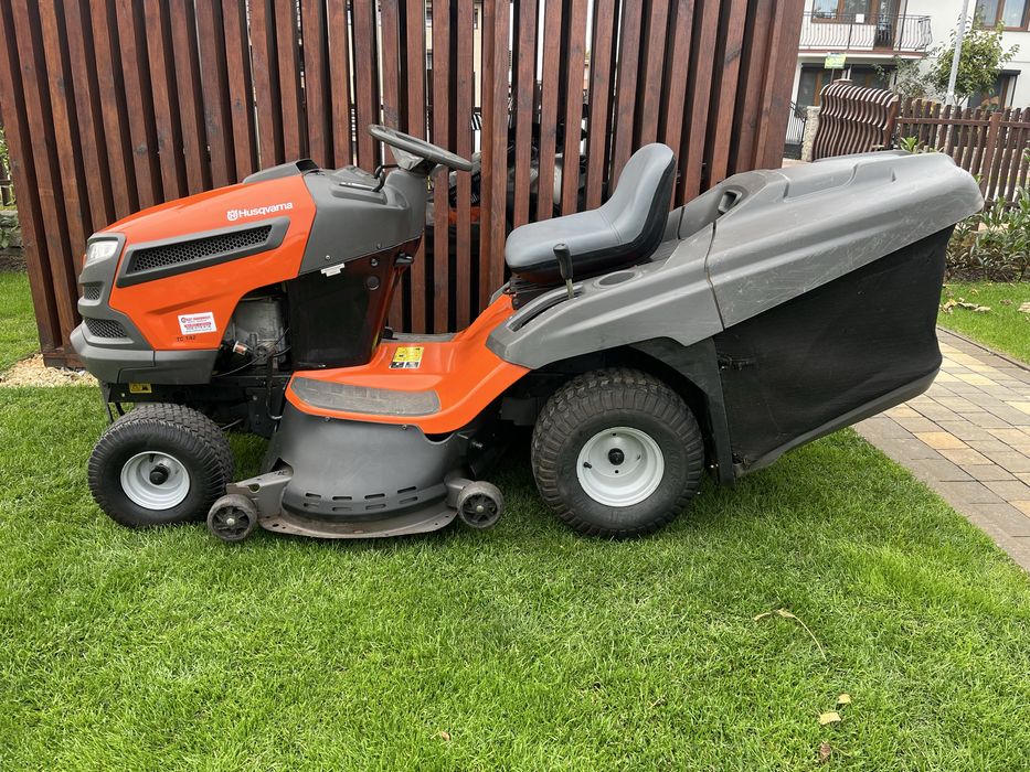 Traktorek Kosiarka Husqvarna TC 142 + plug